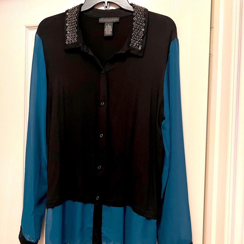 Grace Elements blouse.. XL
